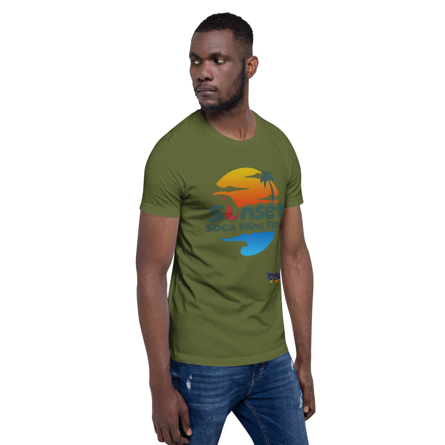 Sunset Soca Unisex t-shirt